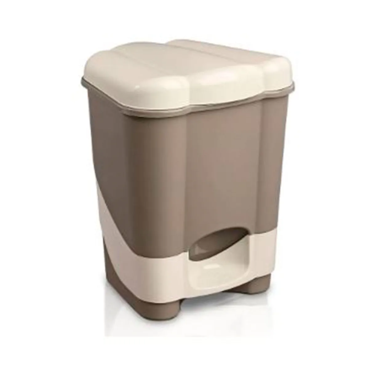 Cesto de residuos Carrefour Home a pedal 12 lts terra
