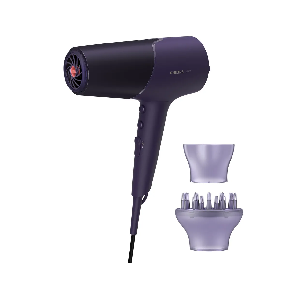 Secador de pelo Philip 2300W BHD514 00 morado