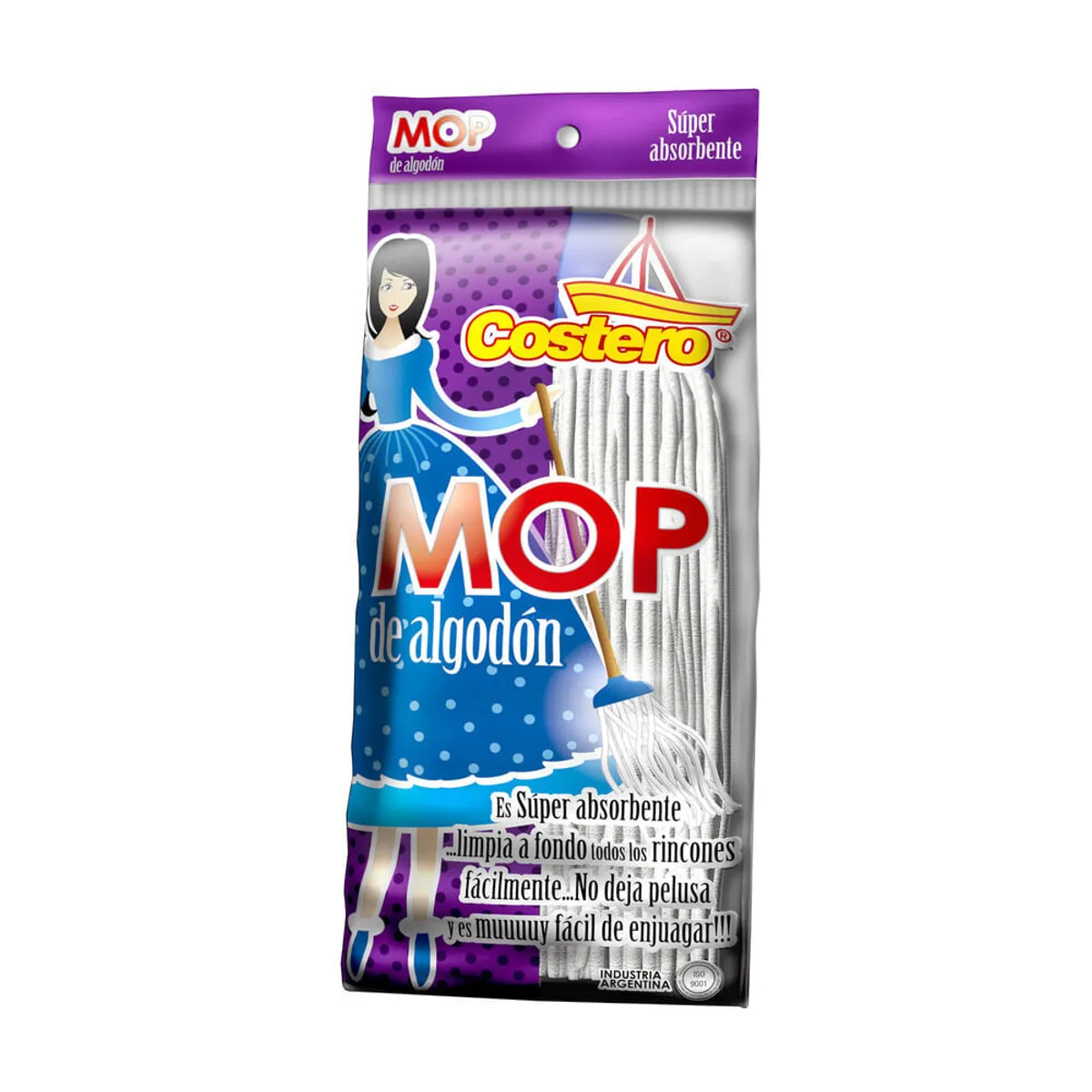Mopa trapeadora de algodón Costero 1 u.