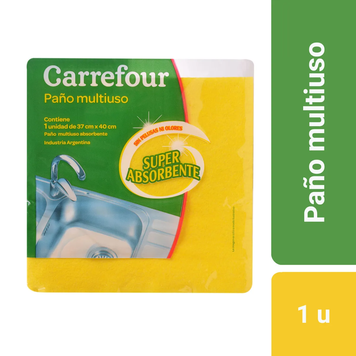 Paño Carrefour multiuso 1 u.