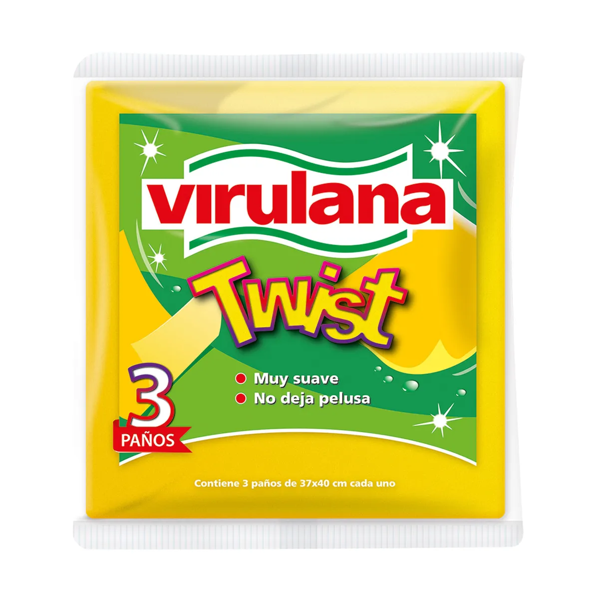 Paño Virulana twist 3 u.