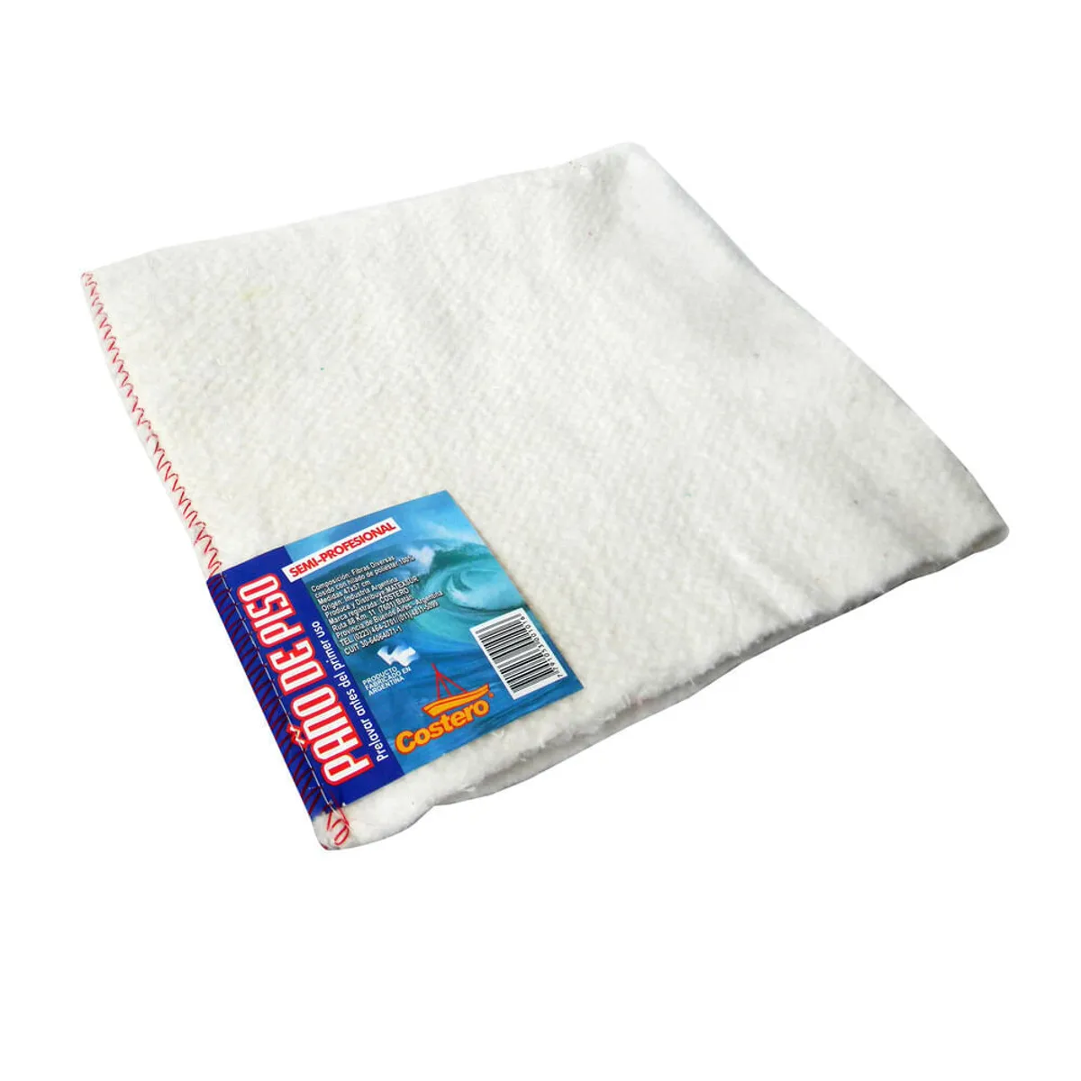 Trapo de piso Costero blanco 47 x 57 cm. 1 u.