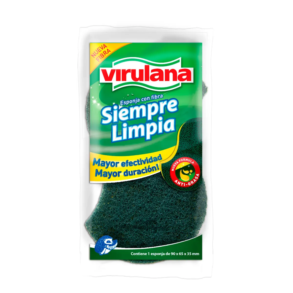 Esponja Virulana siempre Limpia 1 u.