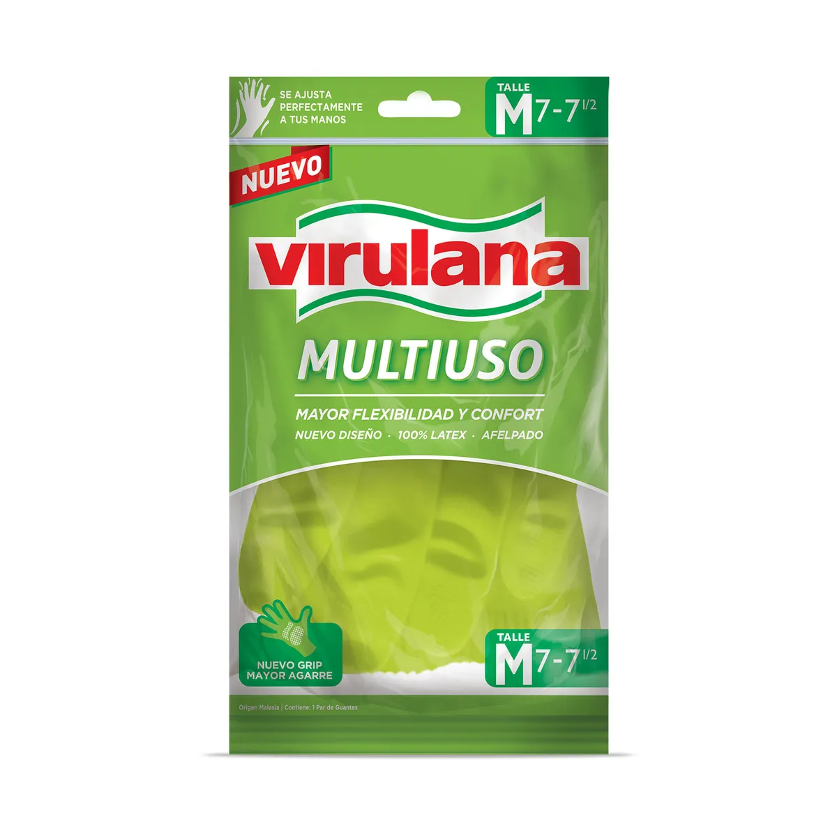 Guantes Virulana multiuso talle M 1 par