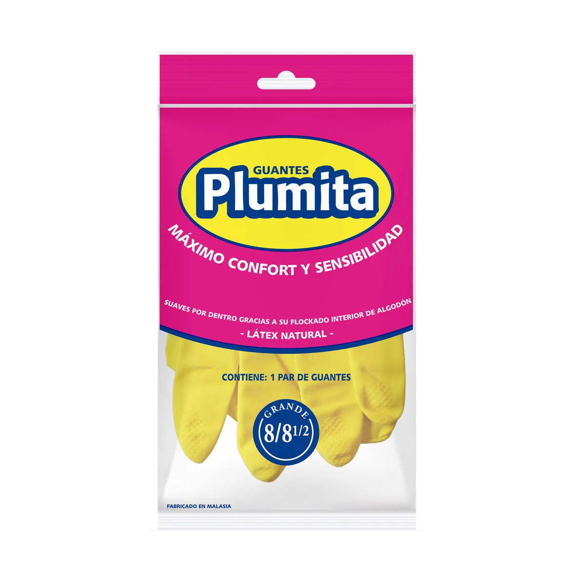 Guantes Plumita talle L  8-8  1/2 par