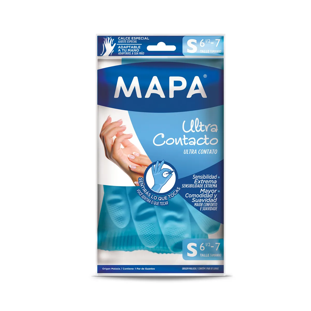 Guante Mapa ultra contacto talle S