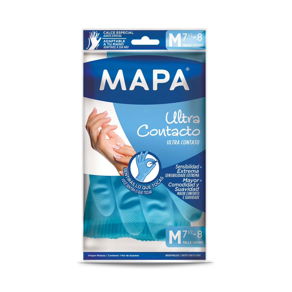 Guante Mapa ultra contacto talle M