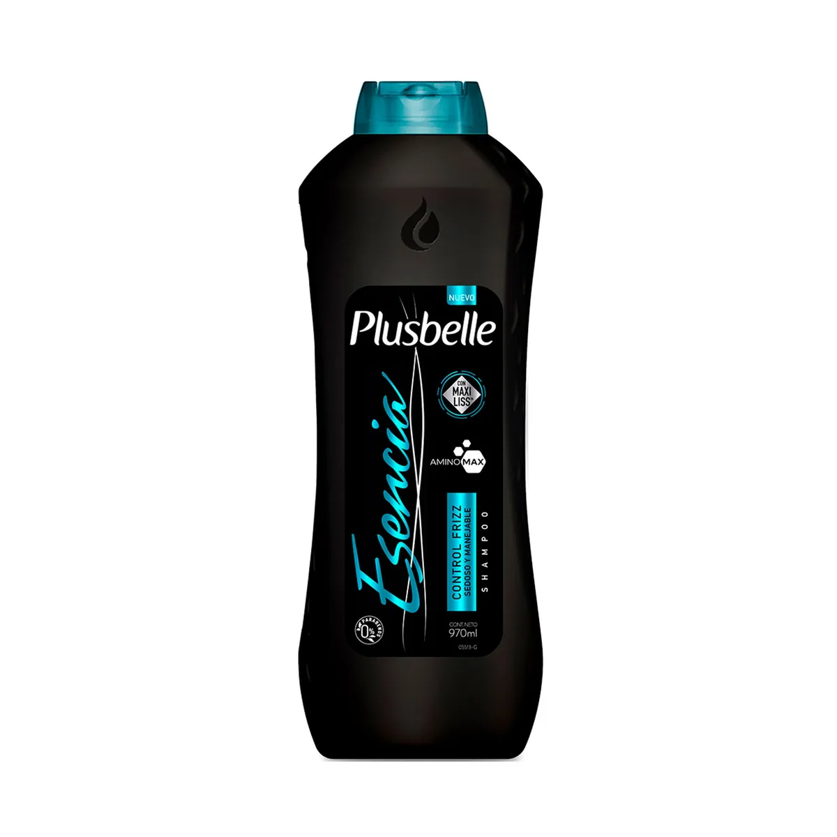 Shampoo Plusbelle control frizz esencia 970 cc.