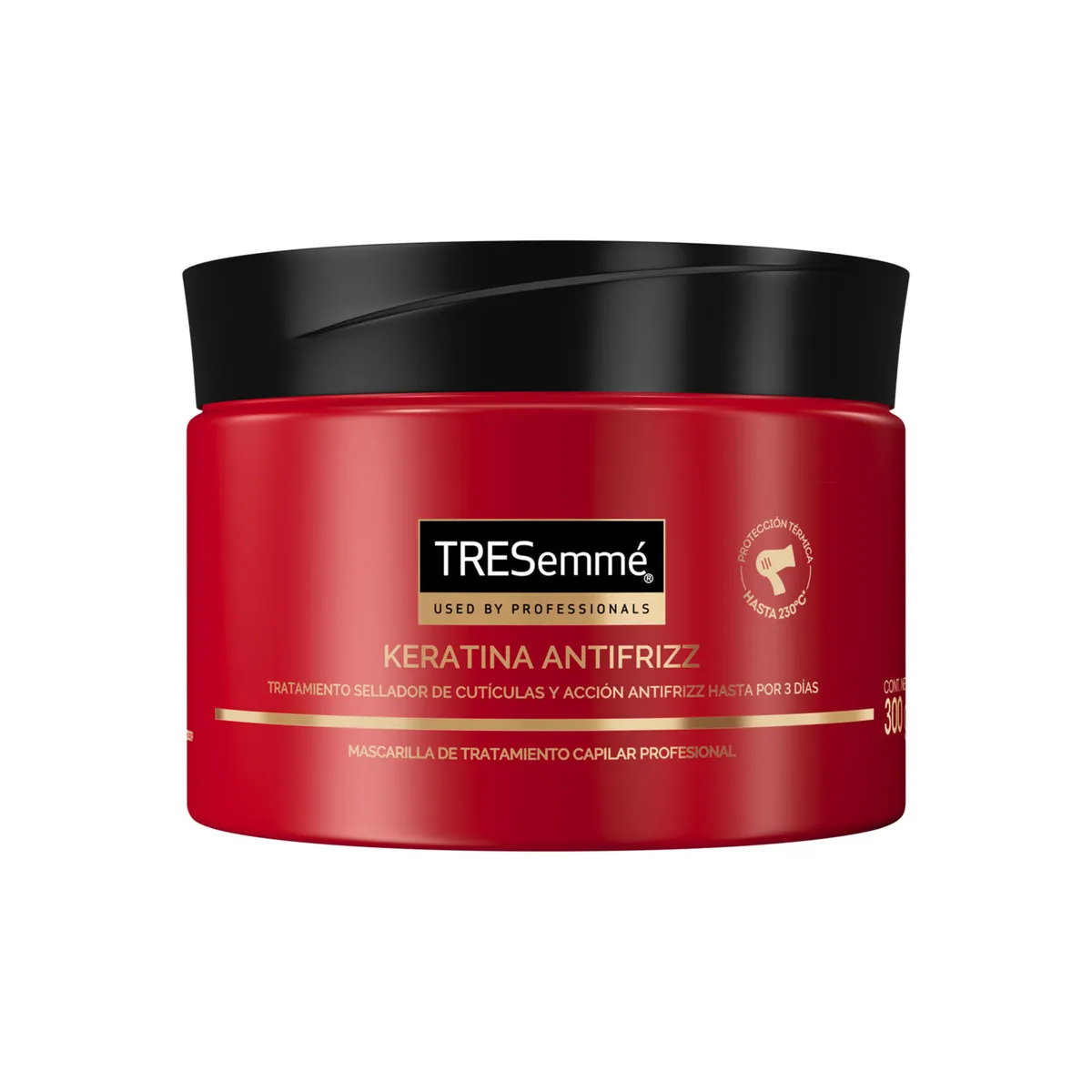 Mascara capilar Tresemmé keratina antifrizz 300 ml