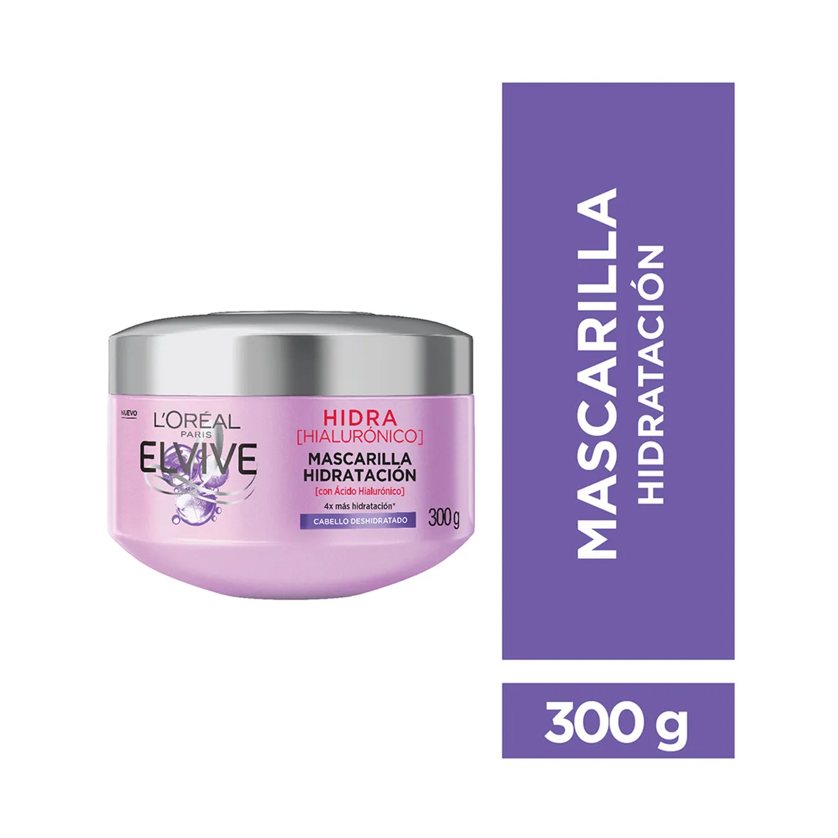 Mascarilla Elvive Hidra Hialuronico 300 g.