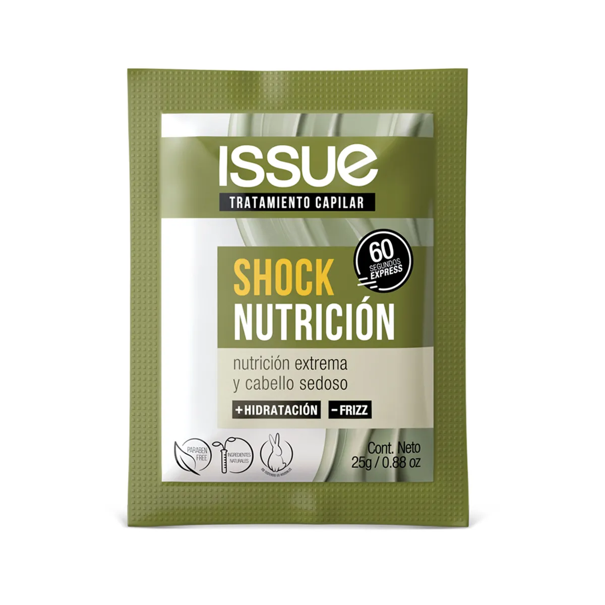 Tratamiento capilar Issue shock nutrición 25 g.