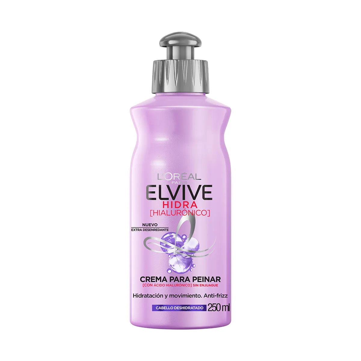 Crema para peinar Elvive hidra hialuronico 250 cc.