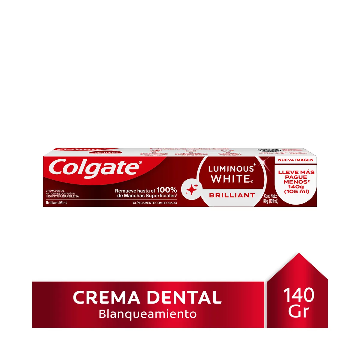 Pasta dental Colgate Luminous White Brilliant 140 grs