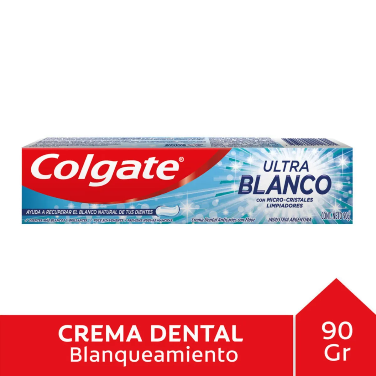 Pasta dental Colgate ultra blanco 90 g.