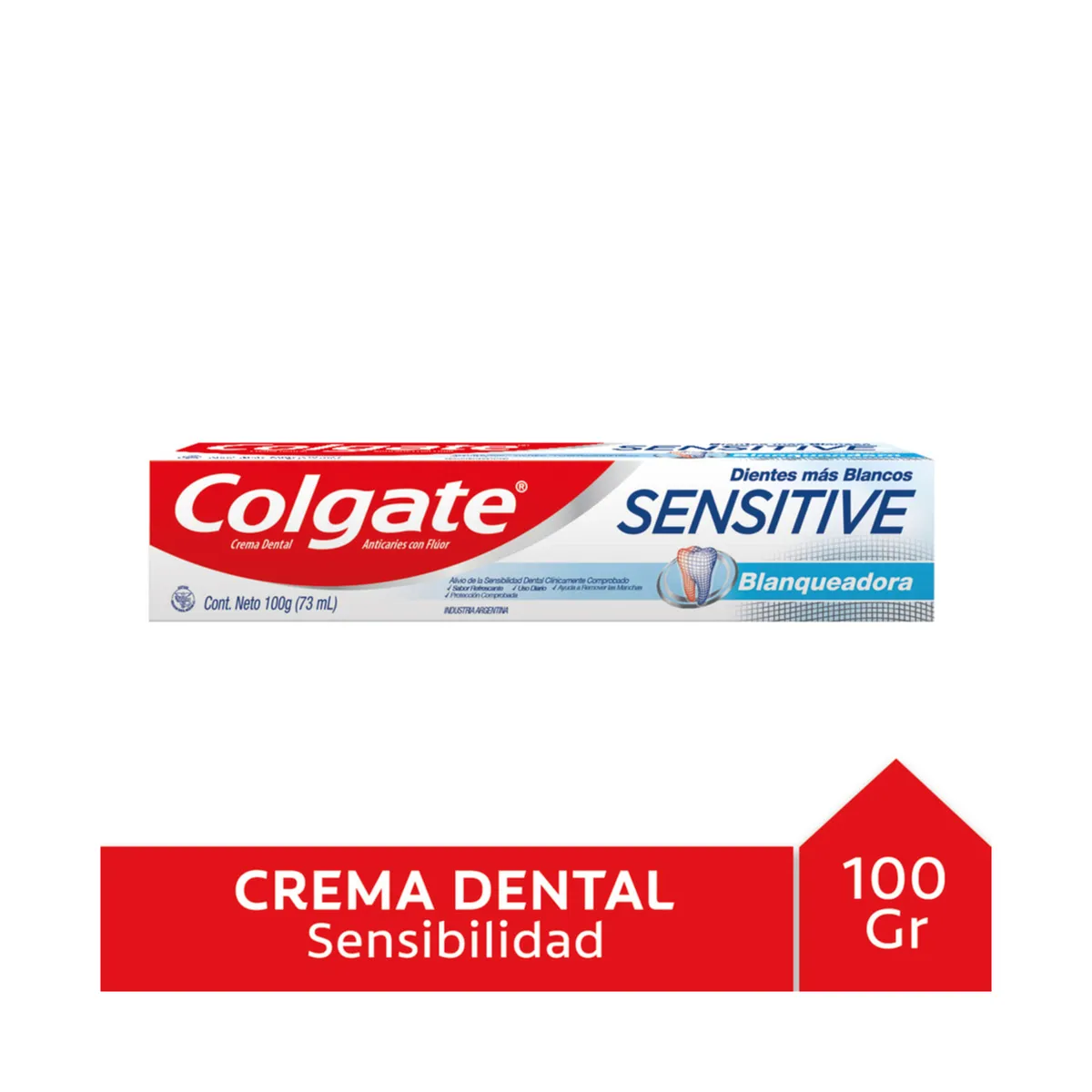 Pasta dental Colgate sensitive whitening 100 g.