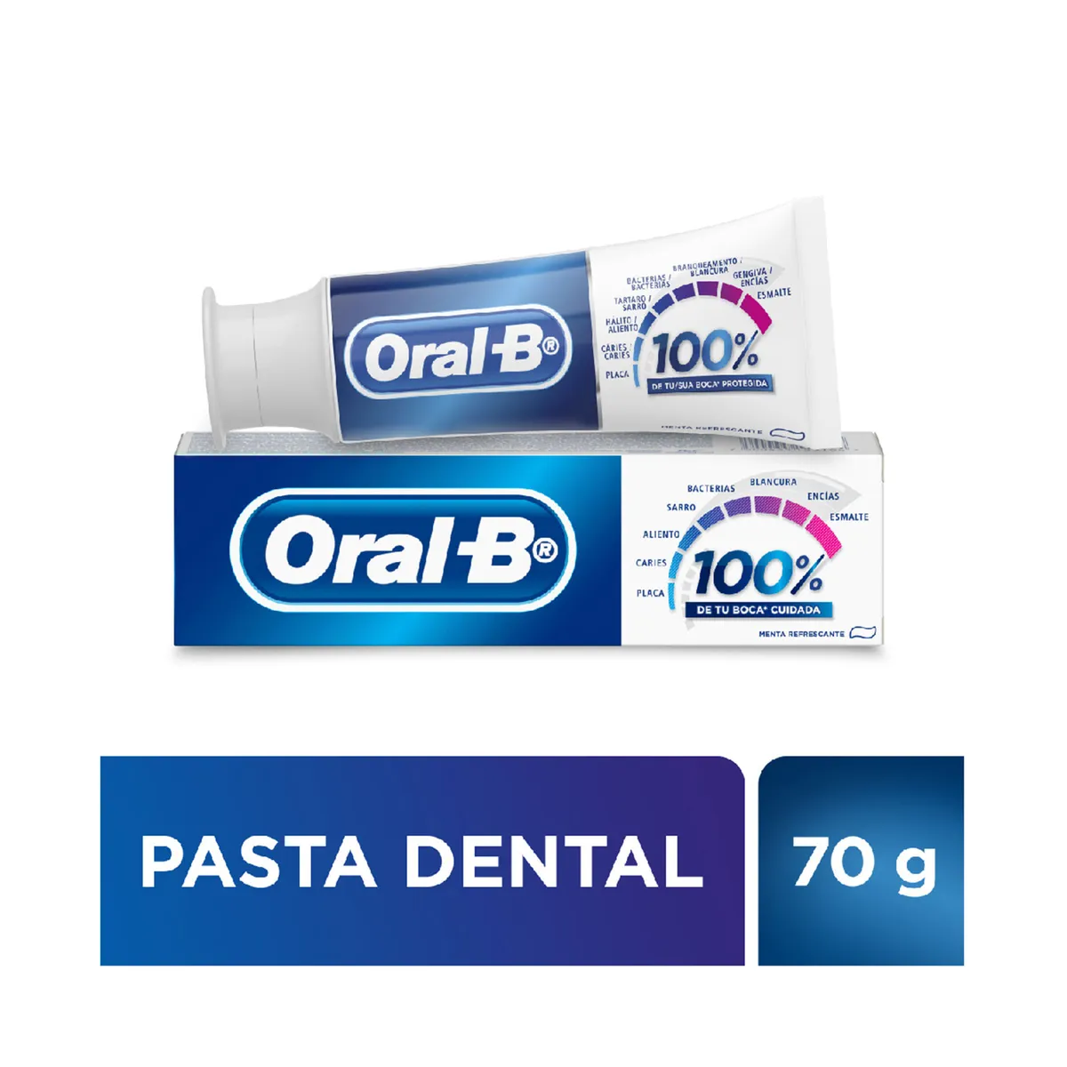 Crema dental Oral B 100% esmalte 70 g.