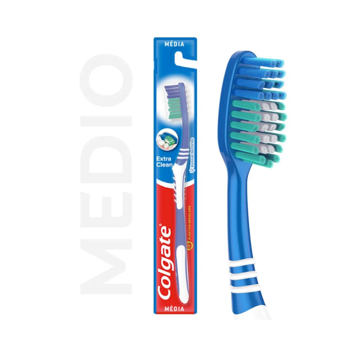 Cepillo de Dientes Colgate Extra Clean Medio 1 uni