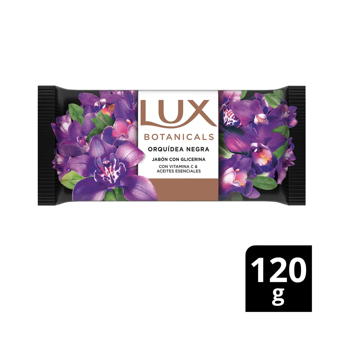 Jabón de tocador Lux orquidea negra 120 g.