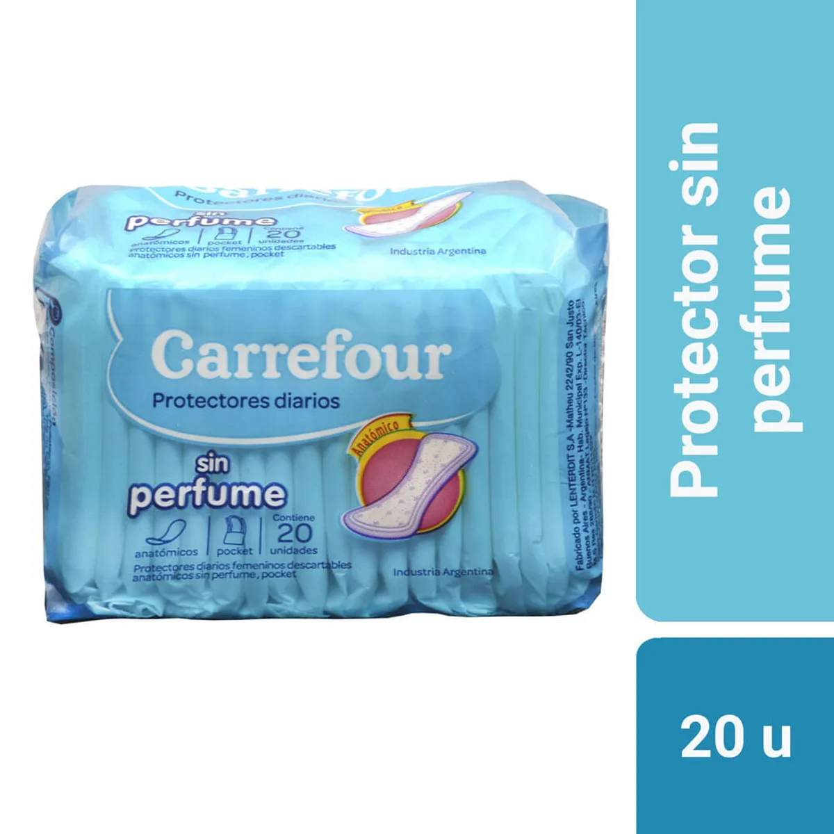 Protectores diarios Carrefour 20 u.
