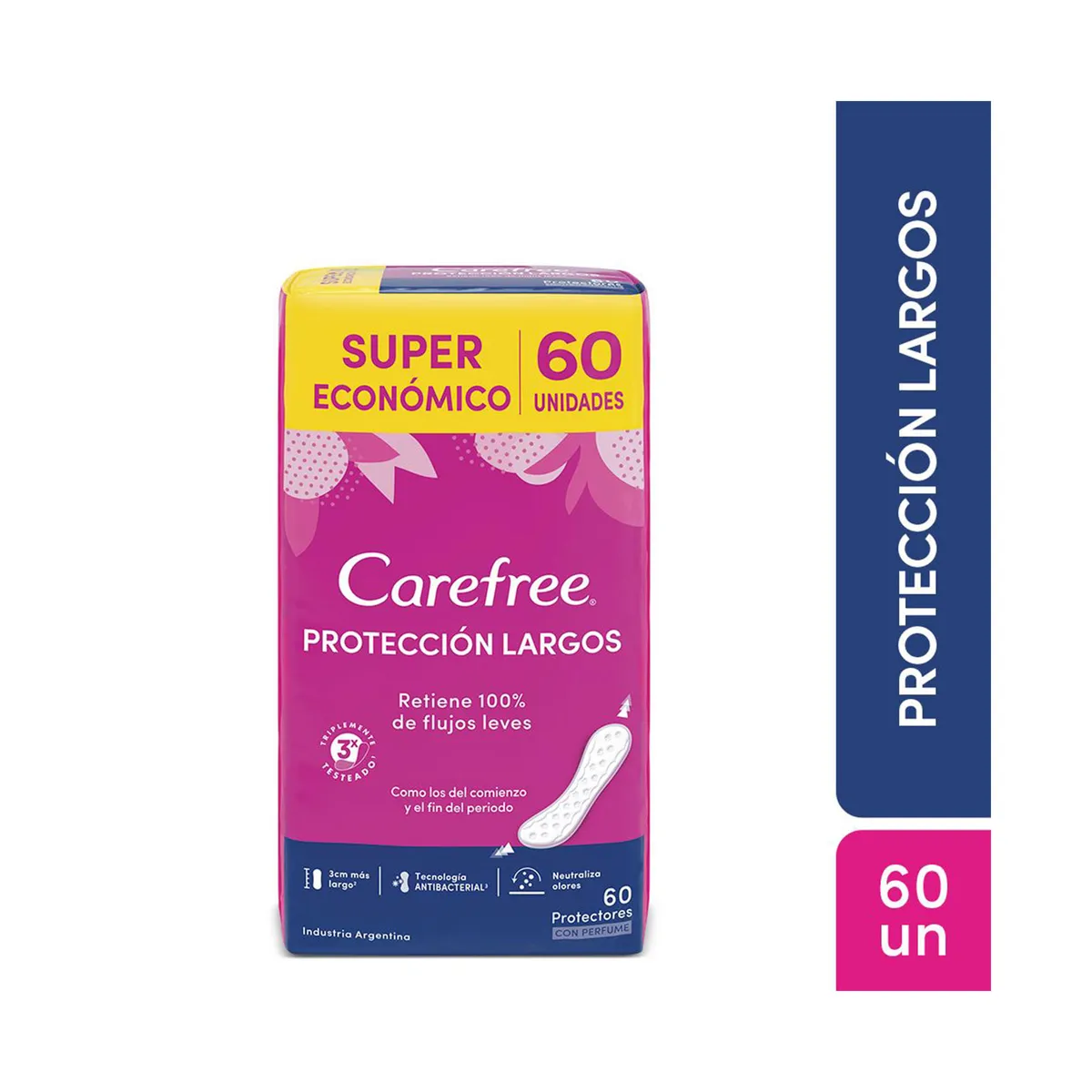 Protectores Carefree protección largos 60 uni
