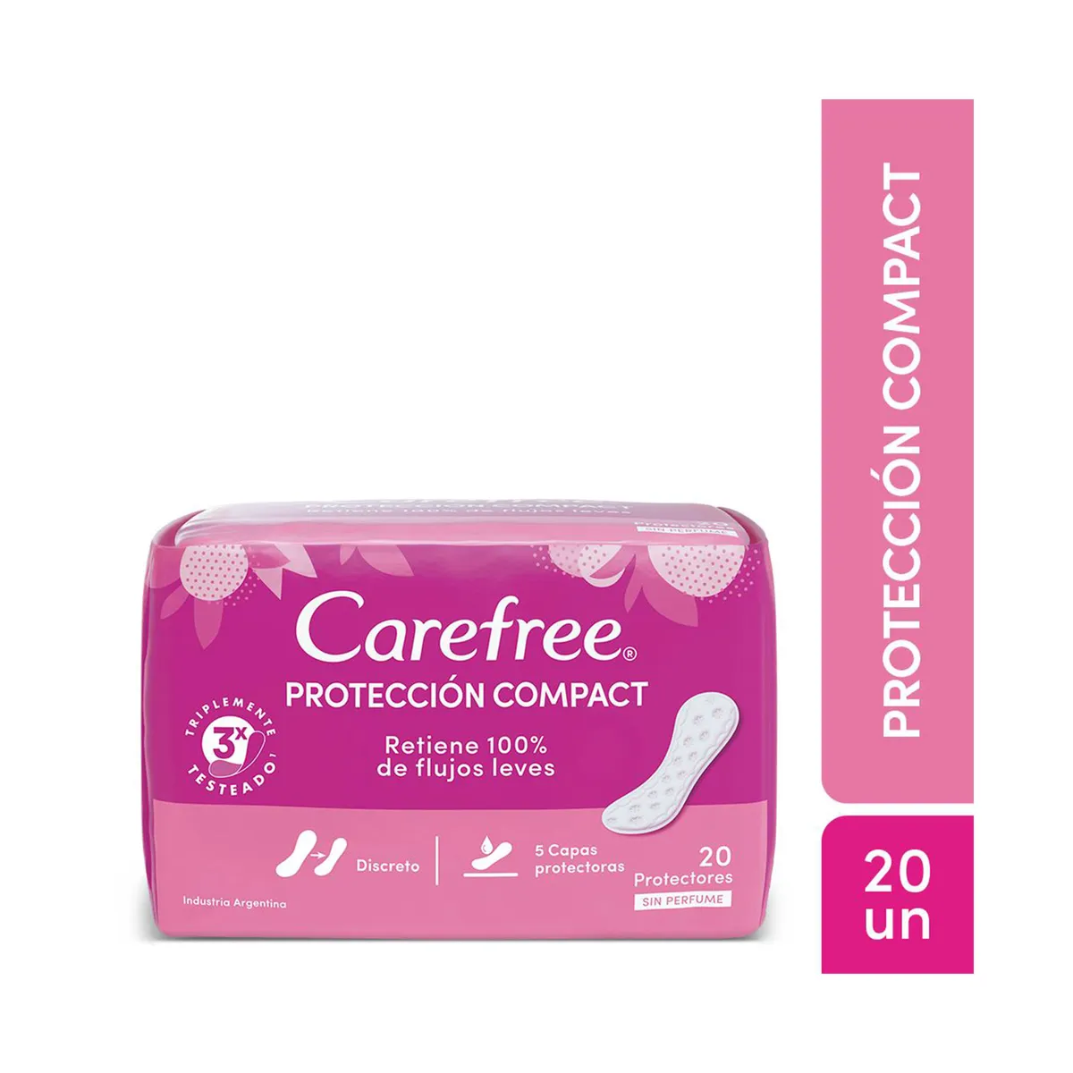 Protectores Carefree protección compact 20 uni