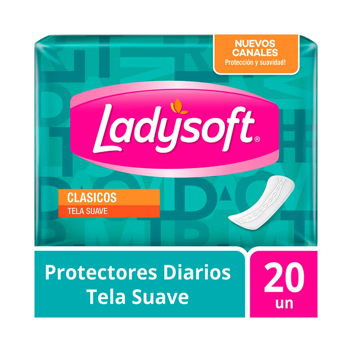 Protectores diarios Ladysoft clásicos 20 uni