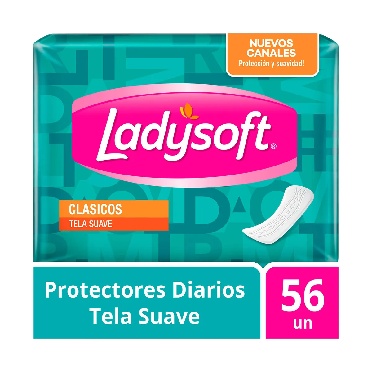 Protectores diarios Ladysoft clásicos 56 uni