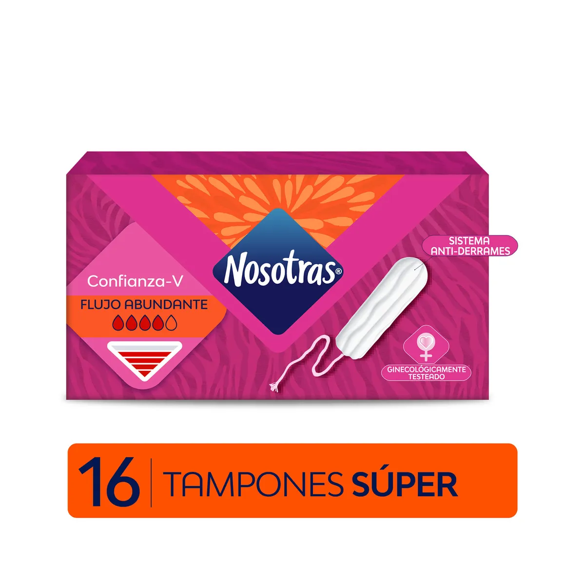 Tampón Nosotras digital super 16 uni
