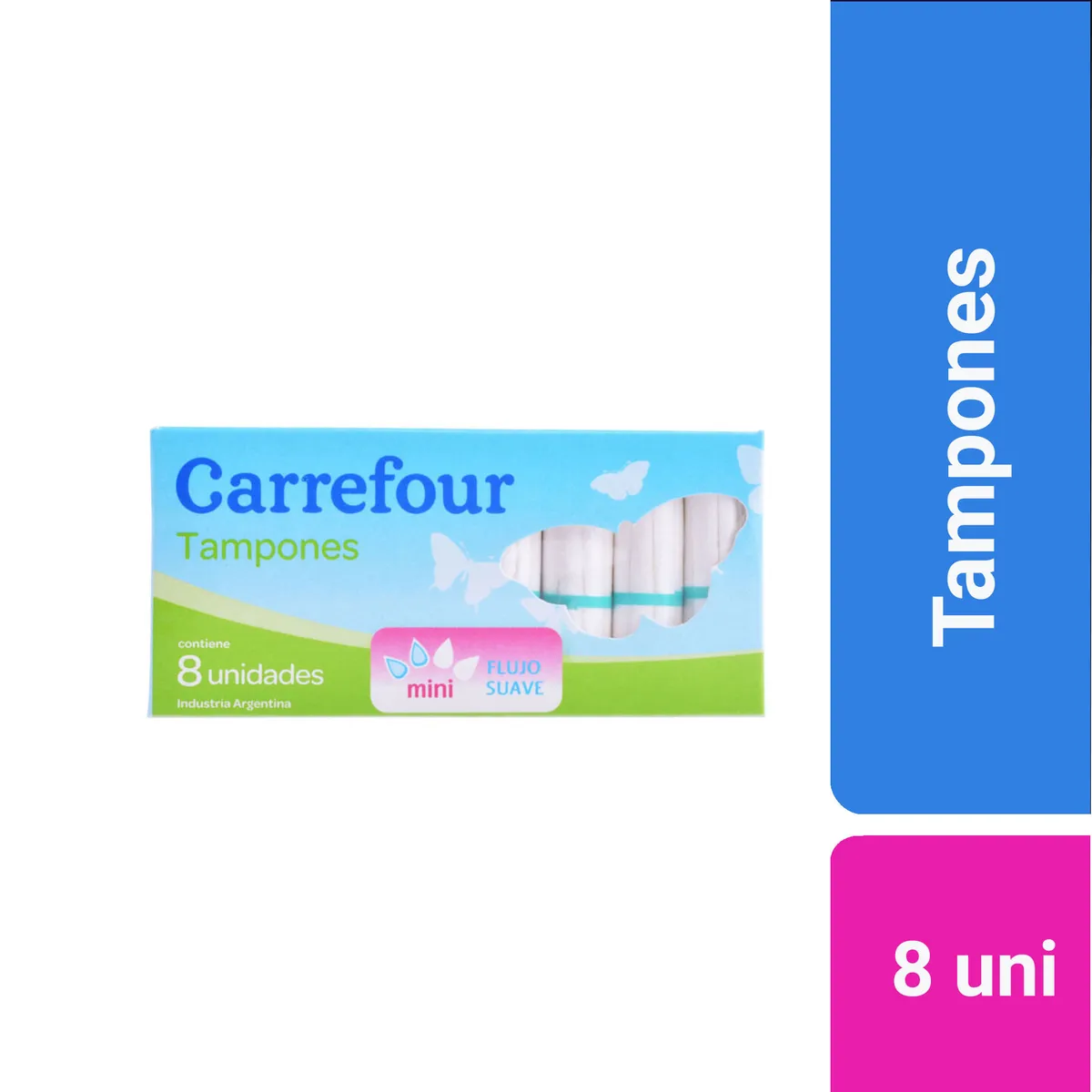 Tampones Carrefour mini 8 u.