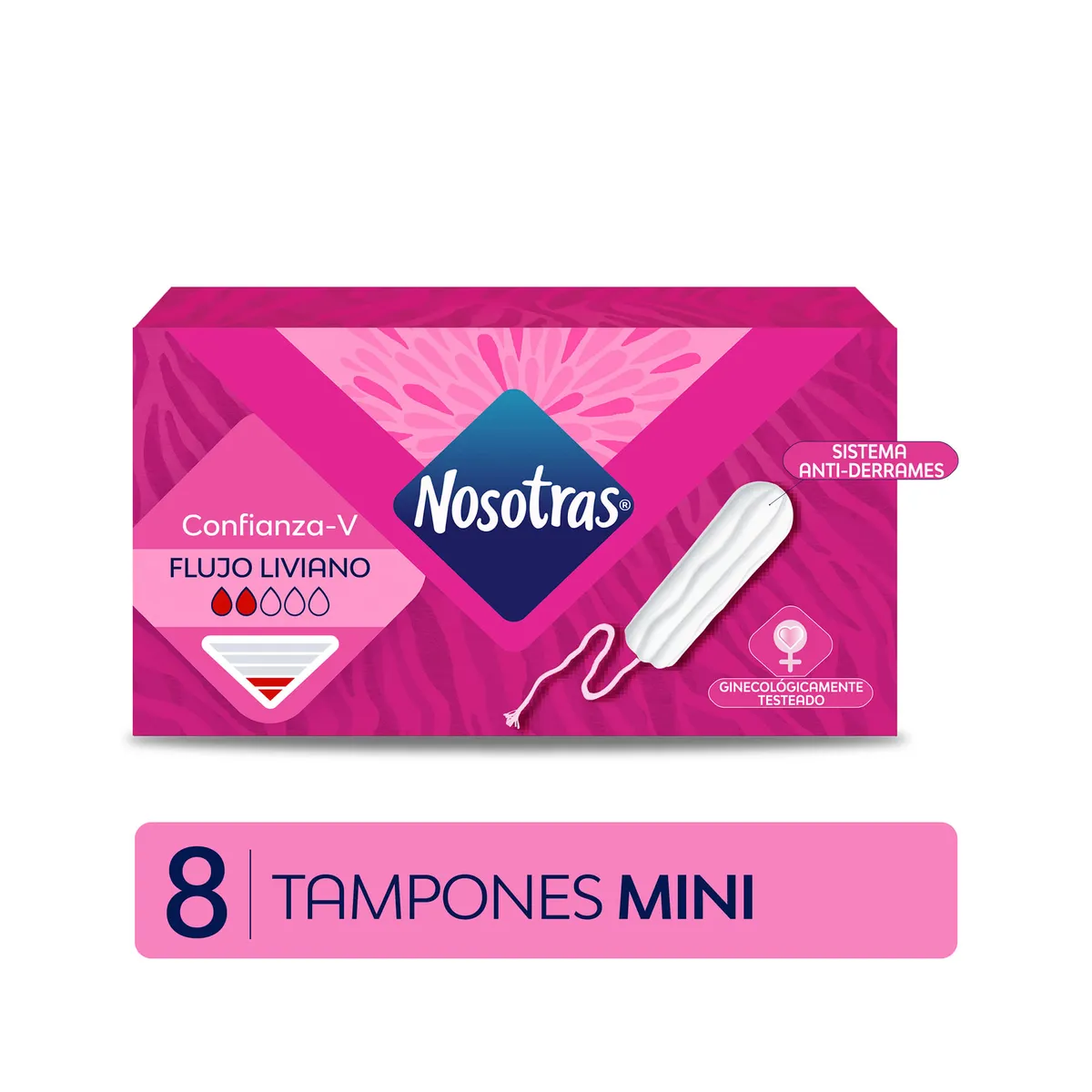 Tampón Nosotras digital mini 8 uni