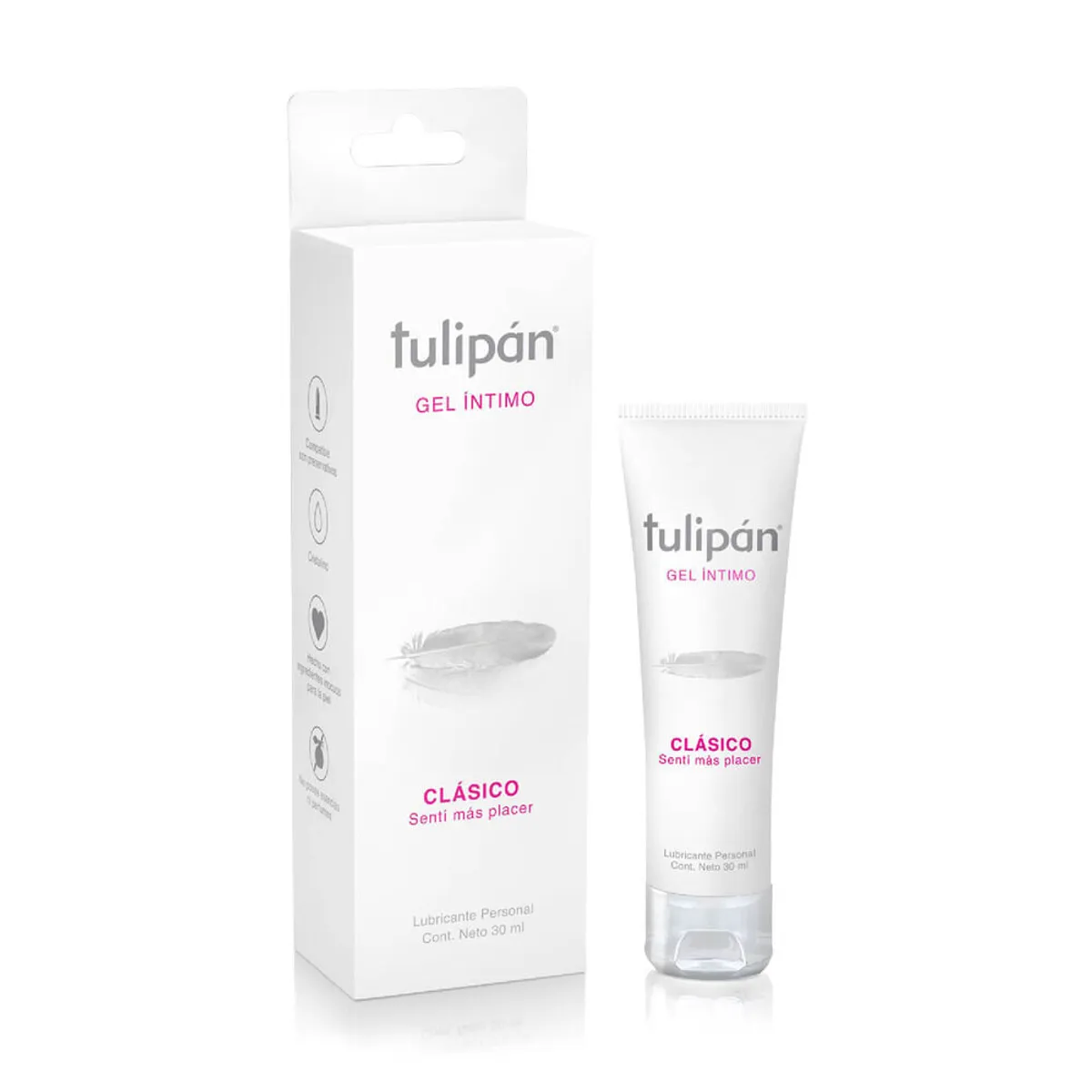 Gel íntimo Tulipán clásico 30 cc.