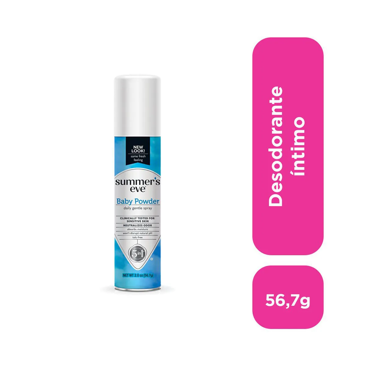 Desodorante íntimo Baby Powder Summer's Eve 56,7 grs