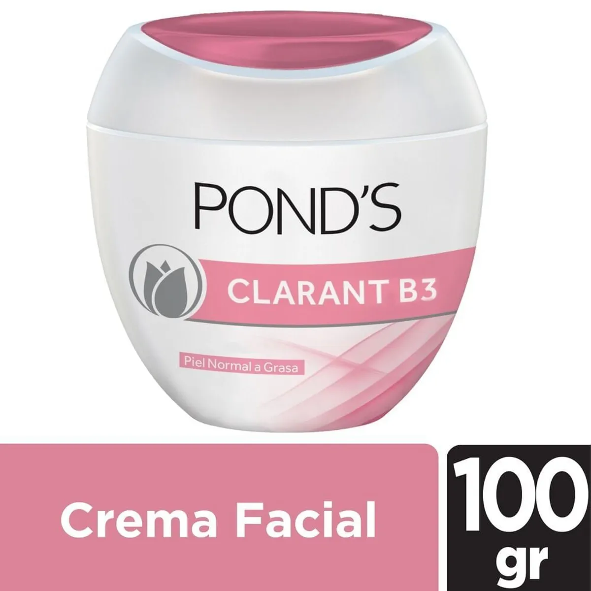 Crema humectante Pond's clarant b3 100 g.