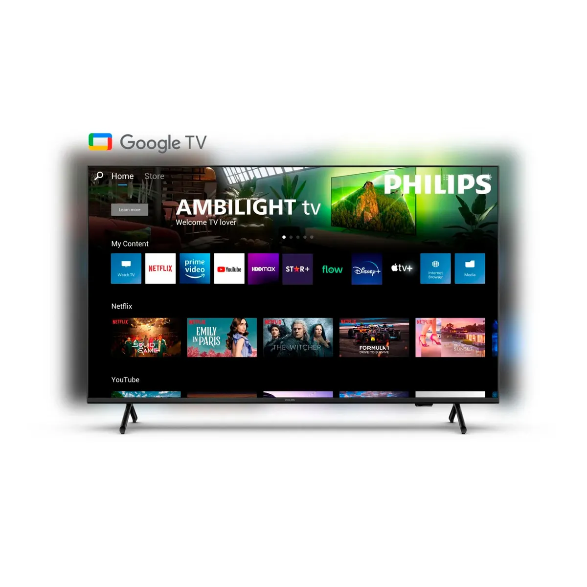 Smart tv android Philips 65" 4k 65pud7908 77.