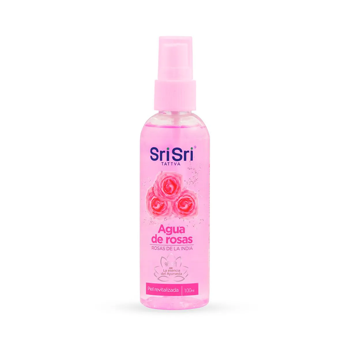 Agua de rosas SriSri Tattva botella 100 cc.