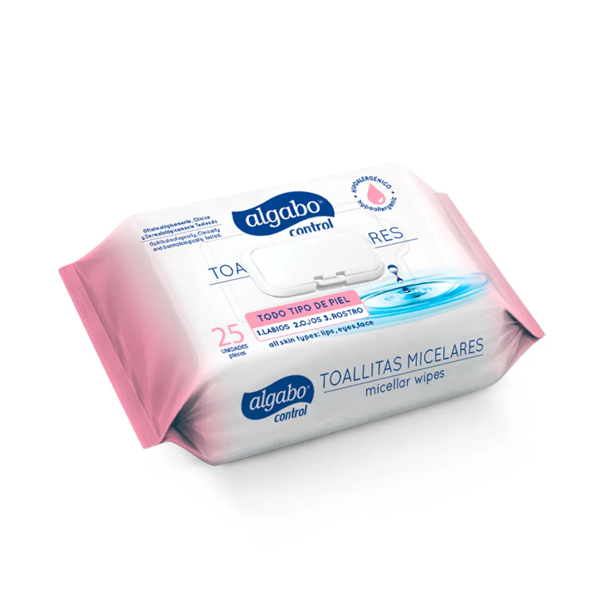 Toallitas Algabo micelares wipes 25 uni
