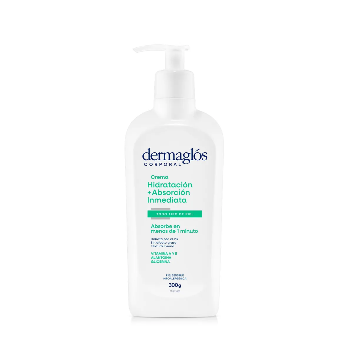 Crema corporal Dermaglós hidrtatación inm 300 g.