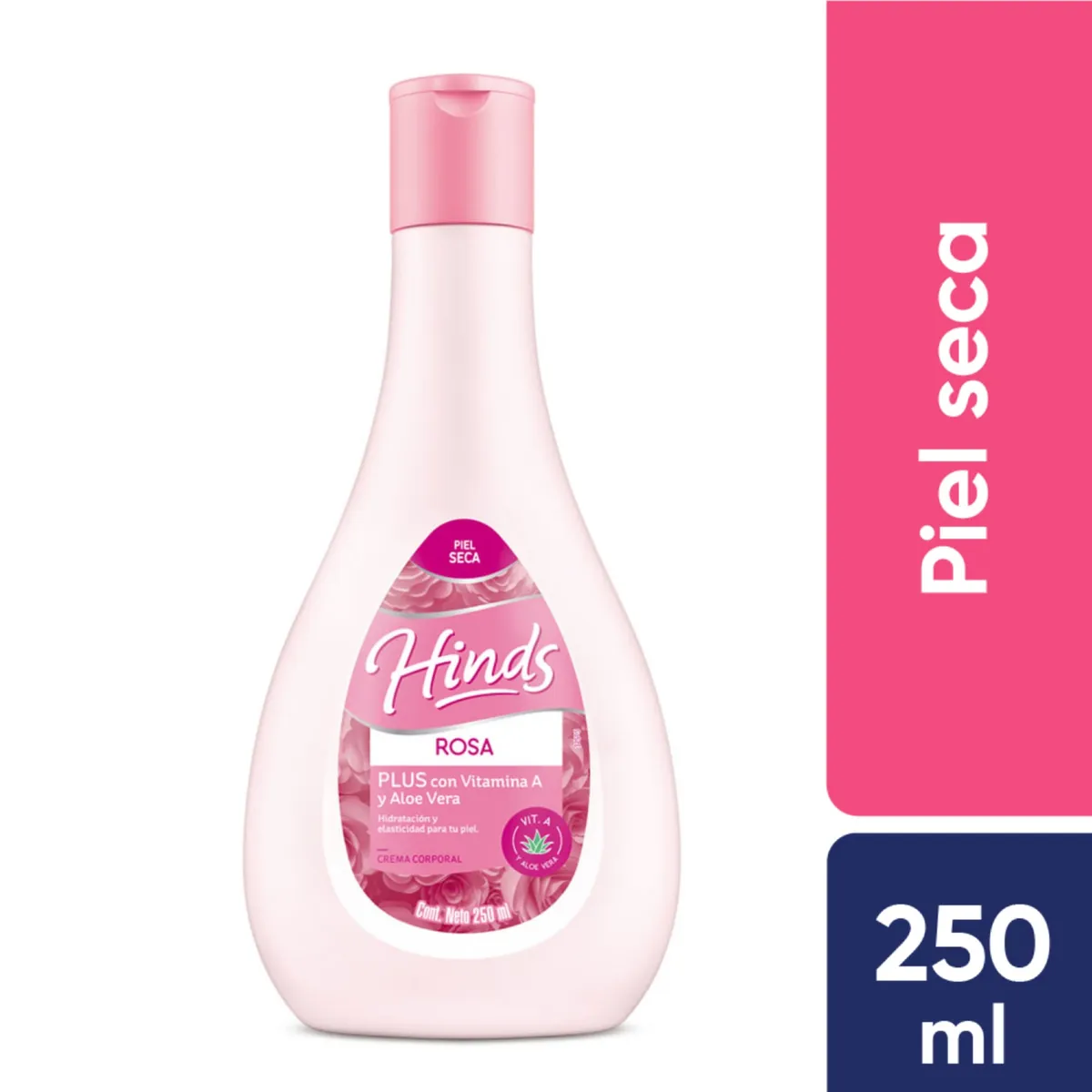 Crema corporal Hinds rosa plus 250 ml.