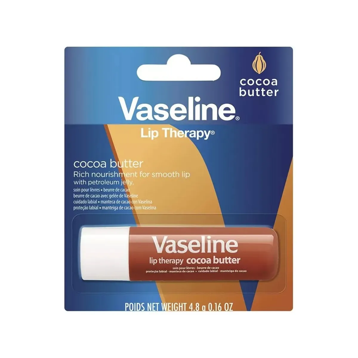 Protector labial Vaseline cacao butter 4.8 grs