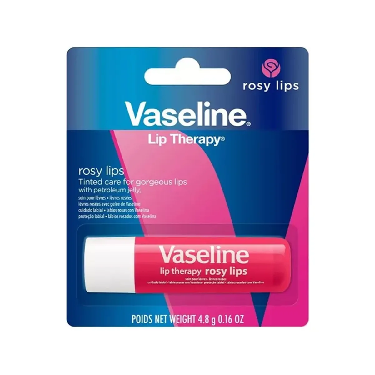 Protector labial Vaseline rosy 4.8 grs
