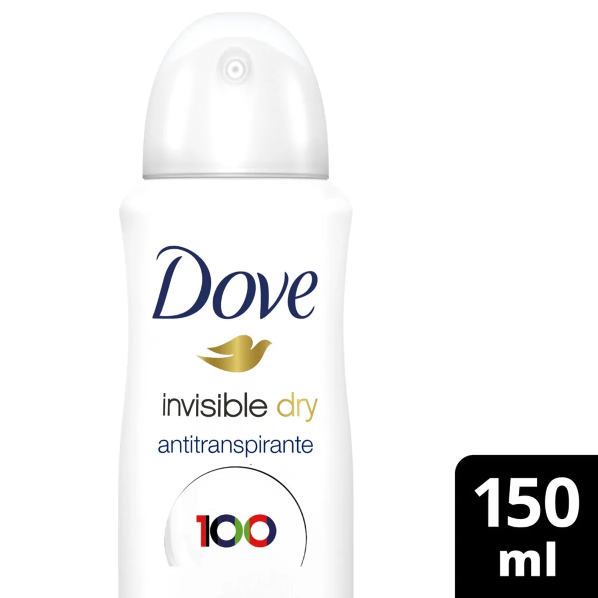 Antitranspirante en aerosol Dove invisible dry 150 cc.