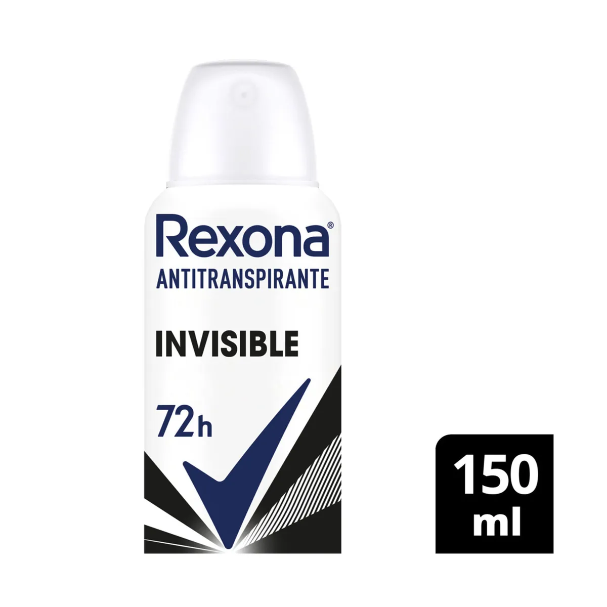 Antitranspirante en aerosol Rexona wom invisible 150 cc.