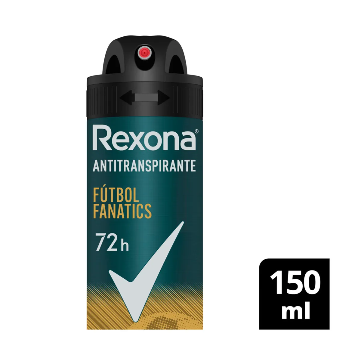 Antitranspirante en aerosol Rexona men fanaticos 150 cc.