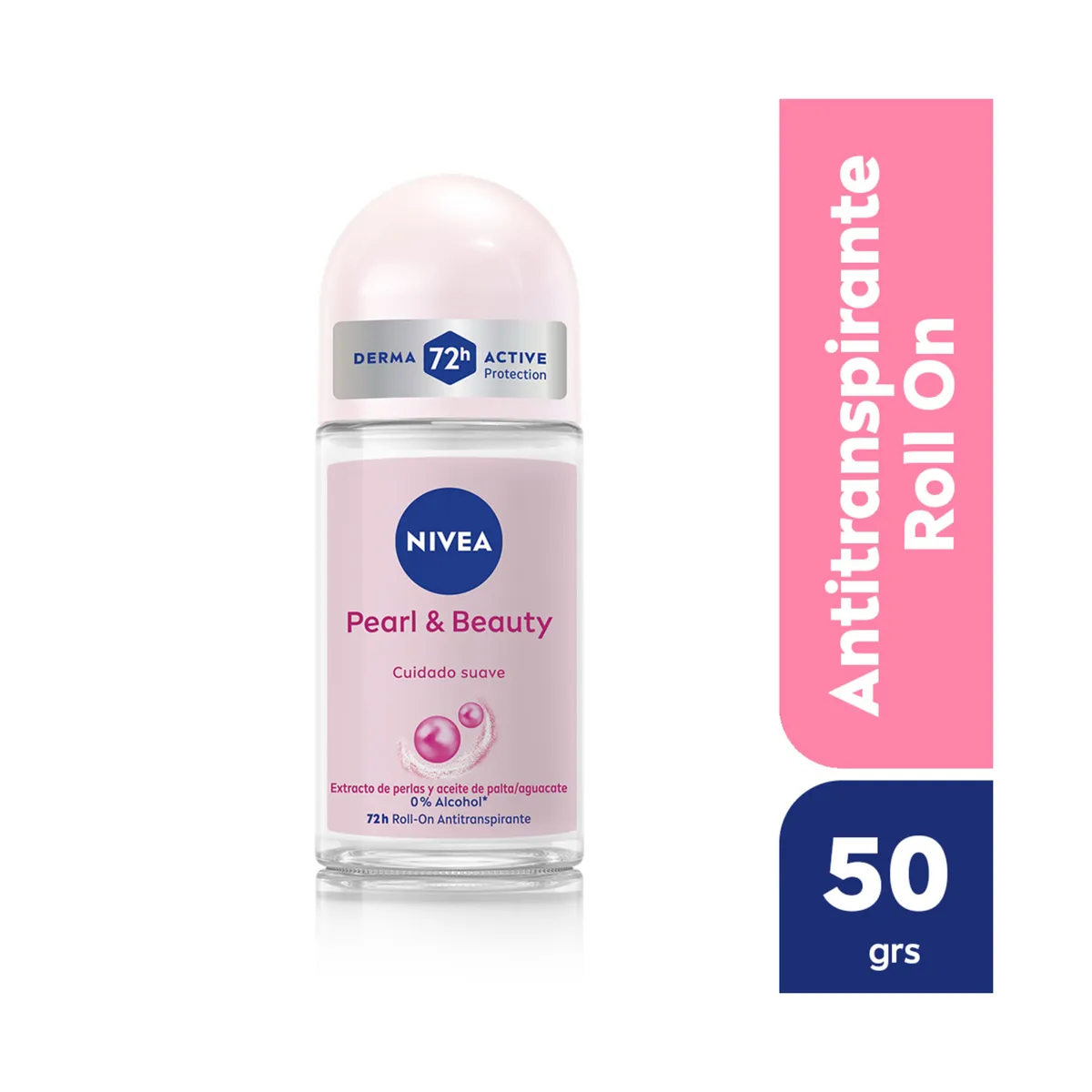 Desodorante antitranspirante femenino Nivea Pearl & Beauty roll on 50 ml