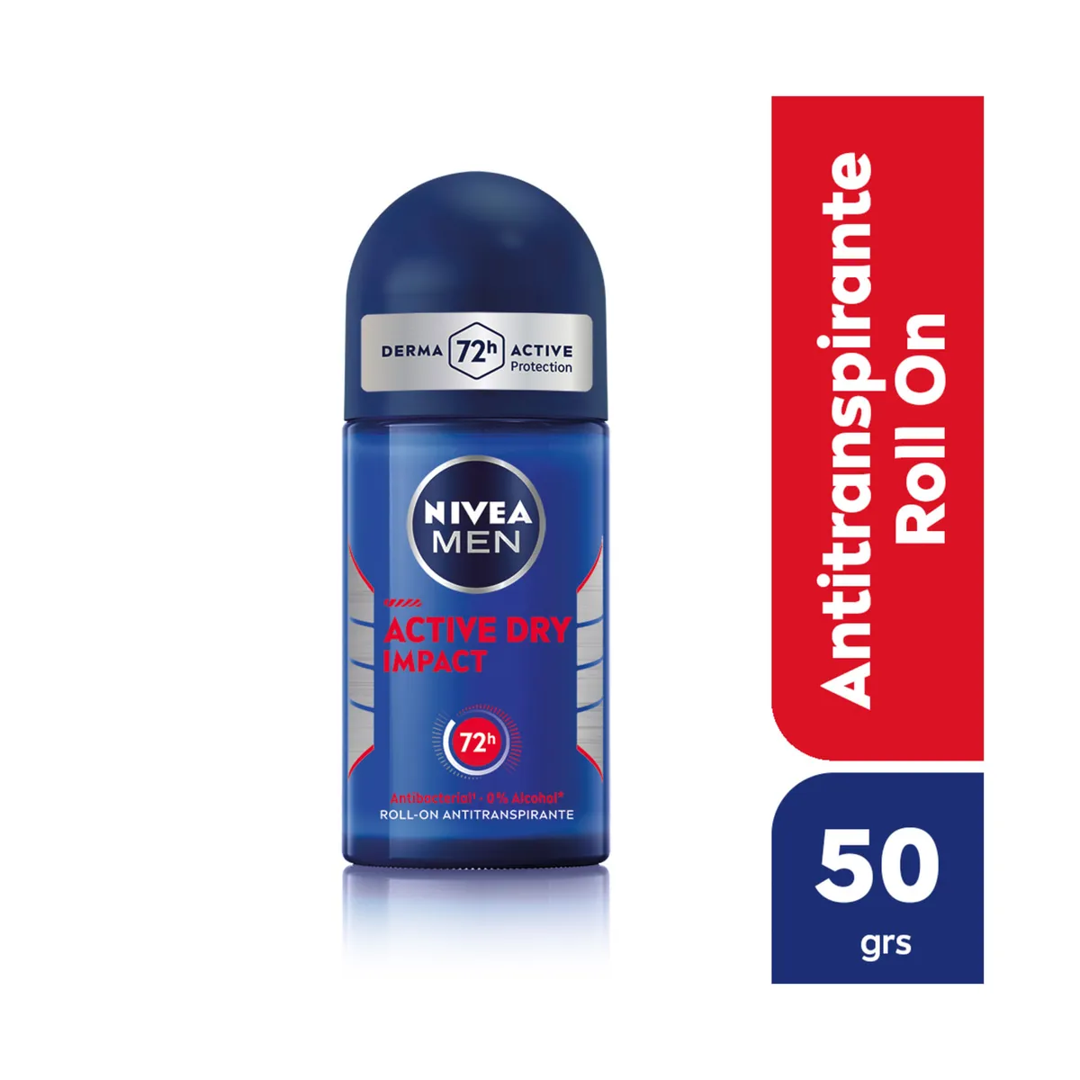 Desodorante antitranspirante Nivea Men Active Dry Impact roll on 50 ml
