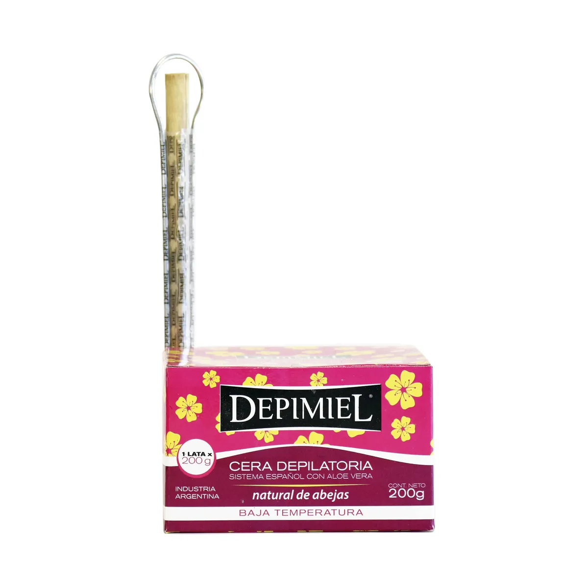 Cera depilatoria lata natural Depimiel 200 g.