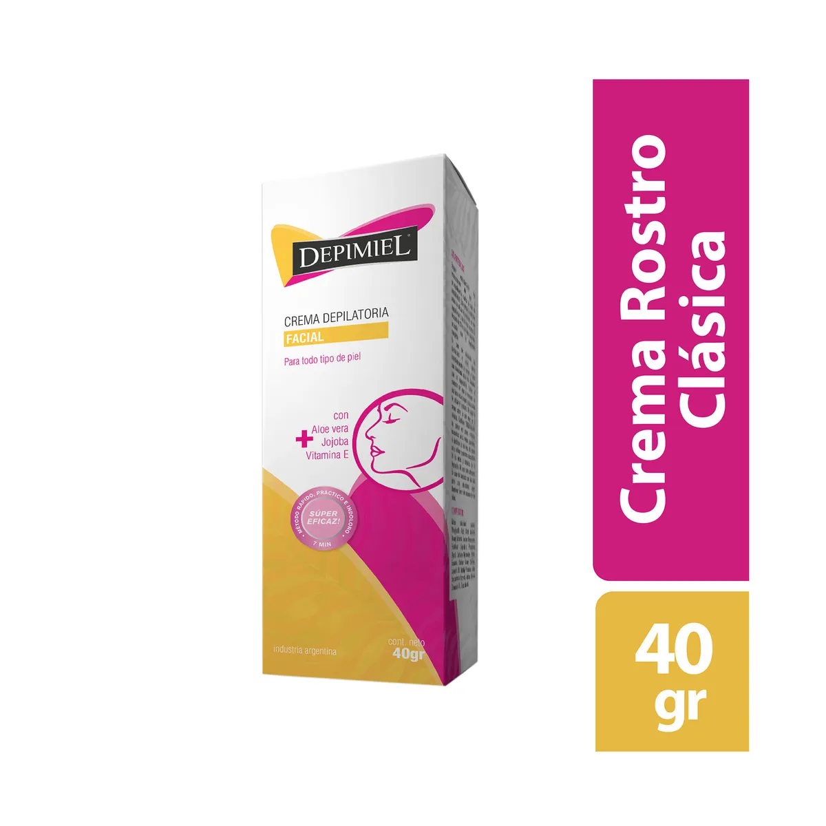 Crema depilatoria Depimiel facial clásica 40 g.