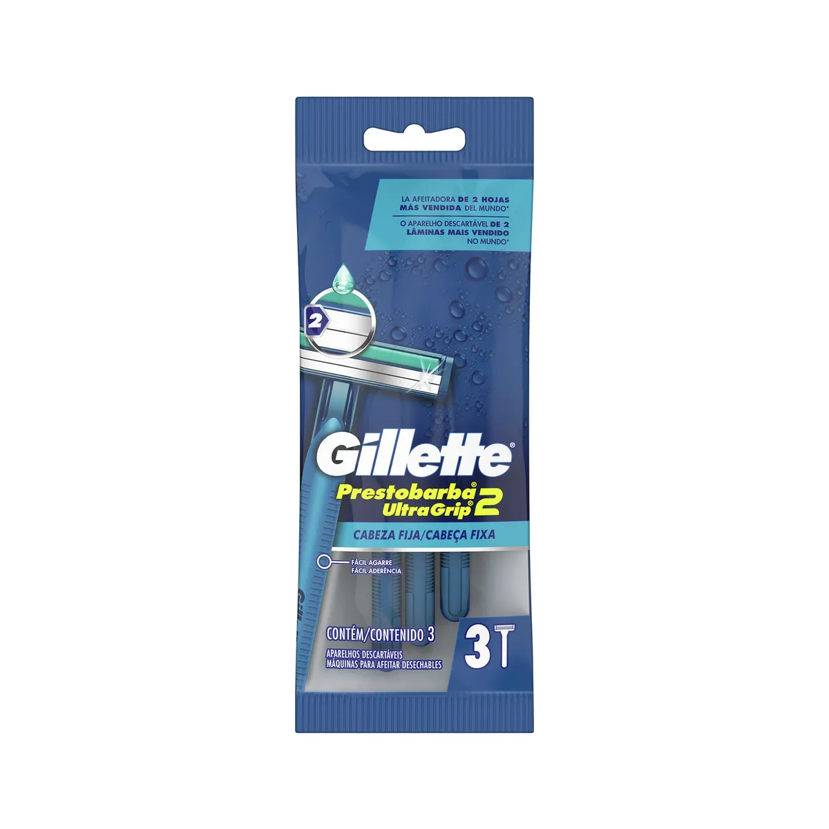 Maquina de afeitar Gillette ultragrip plus 3 uni