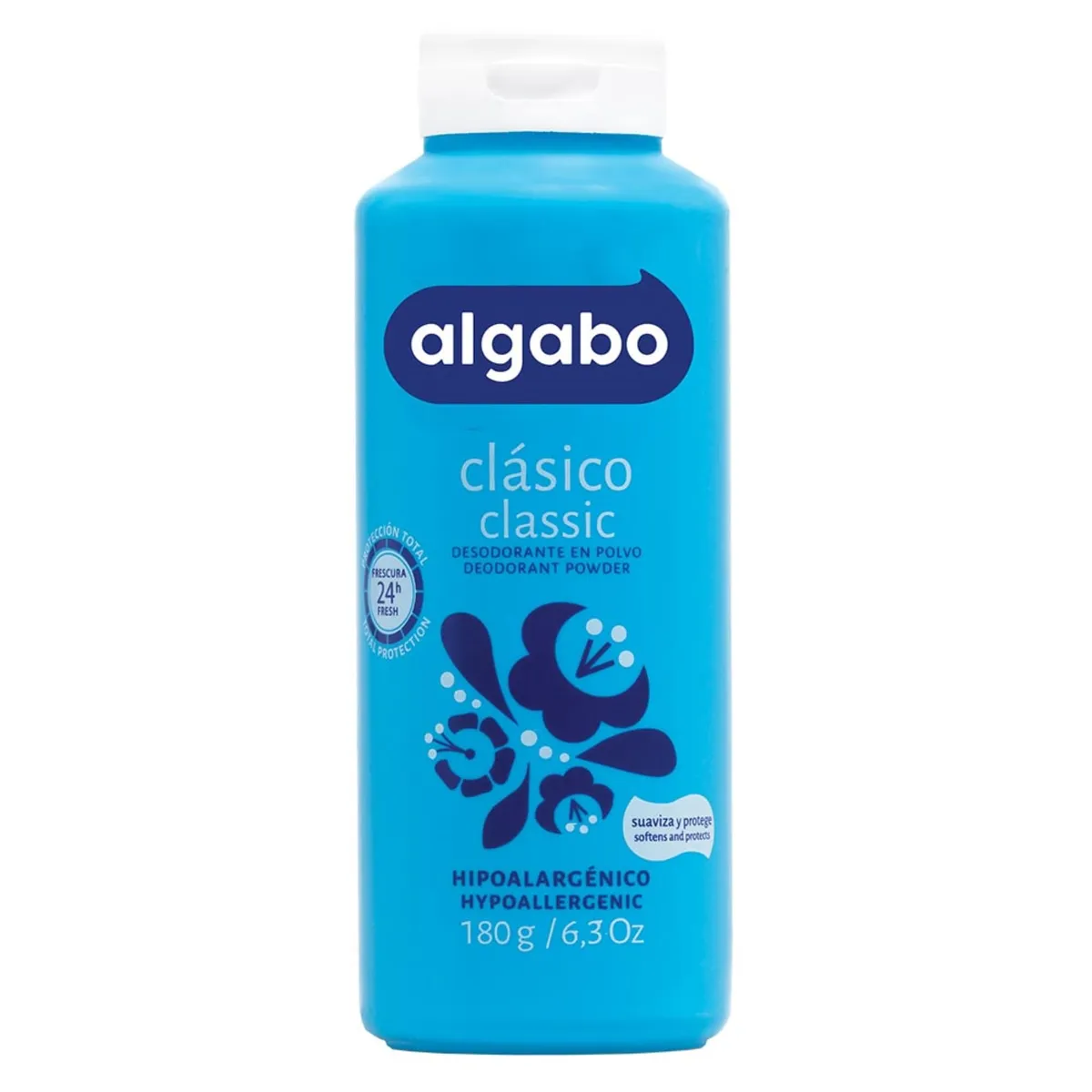 Talco corporal Algabo clásico 180 g.