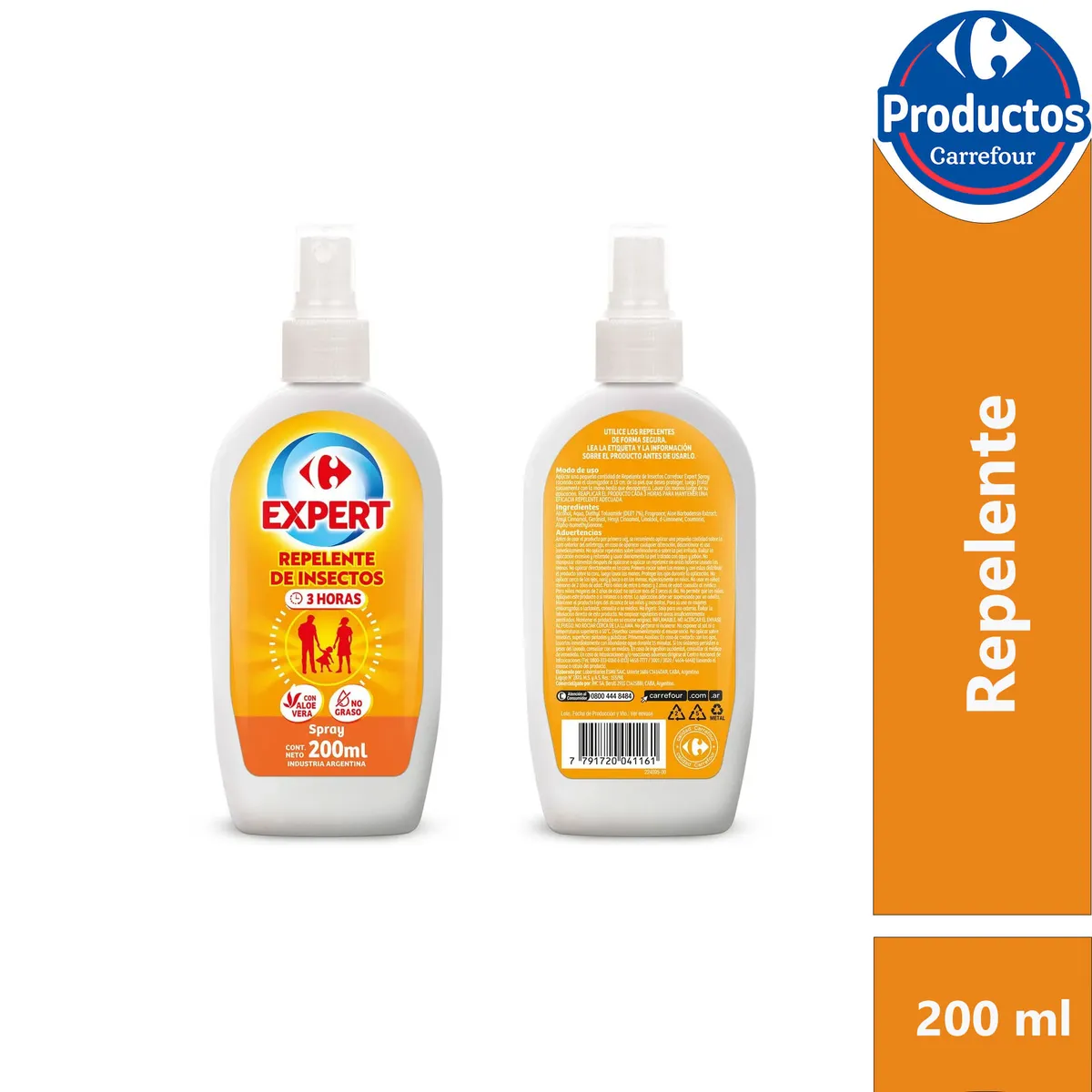 Repelente Carrefour Expert en spray 200 ml
